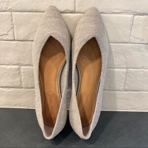 Corso Como sz 6.5 Julia gray knit pointy toe flats